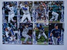 2020 Topps Opening Day Seattle Mariners Base Team Set of 8 Baseball Cards