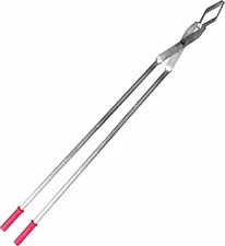 40” Adjustable Flask Tongs Casting Crucible Holder, Tong Foundry Melting