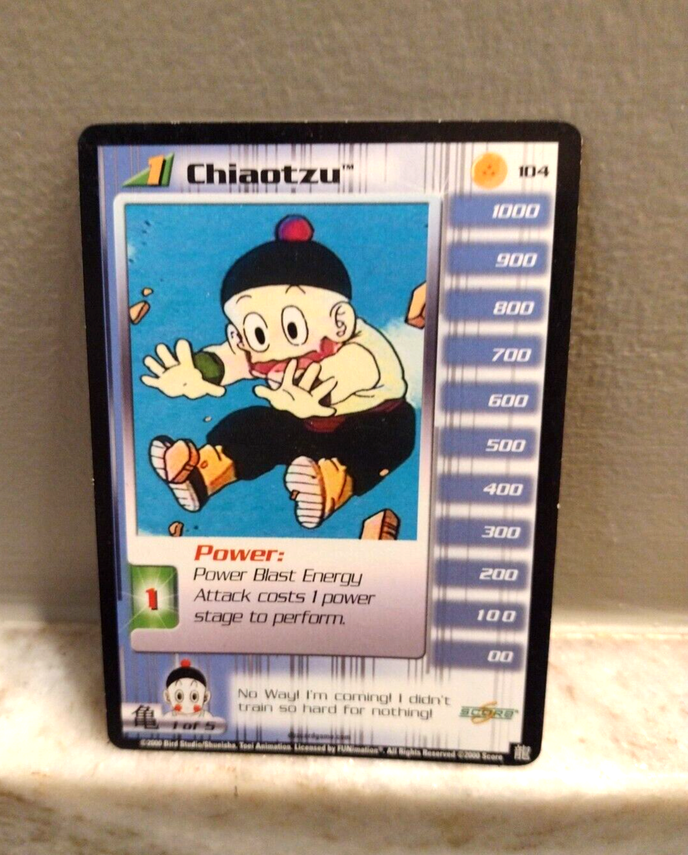 DBZ Dragon Ball Z Chiaotzu 104 CCG Limited Saiyan Saga Personality