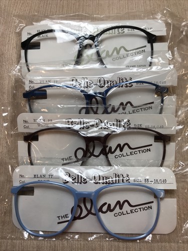 4 montures de lunettes carbone 55-18-140 montures de lunettes carbone bleu Lt, vin, bleu brillant, noir - Photo 8/8