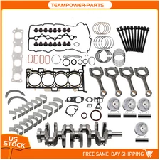 For 11-20 Hyundai Kia 2.4L Engine Rebuild Overhaul Kit Crankshaft Con Rods G4KJ