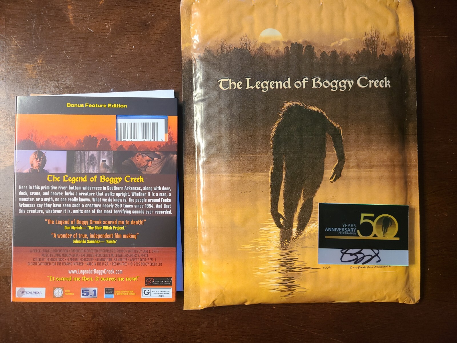 Sealed ,The Legend of Boggy Creek 50th Anniversary Edition Bluray