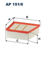 Filtron AP151/6 Luftfilter FüR Ecosport Fiesta Ka+ Puma Tourneo Courier B460
