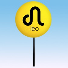 HappyBalls Birth Sign Zodiac Leo Car Antenna Topper Auto Accessory (New) (Rare)