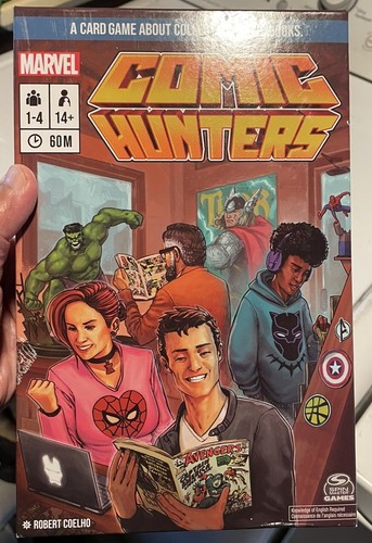 Marvel Comic Hunters Board Game ENGLISH In Stock New Sealed Superheroes - Picture 6 of 6