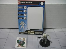 Star Wars Miniatures REBEL STORM Hoth Trooper 08/60 with card