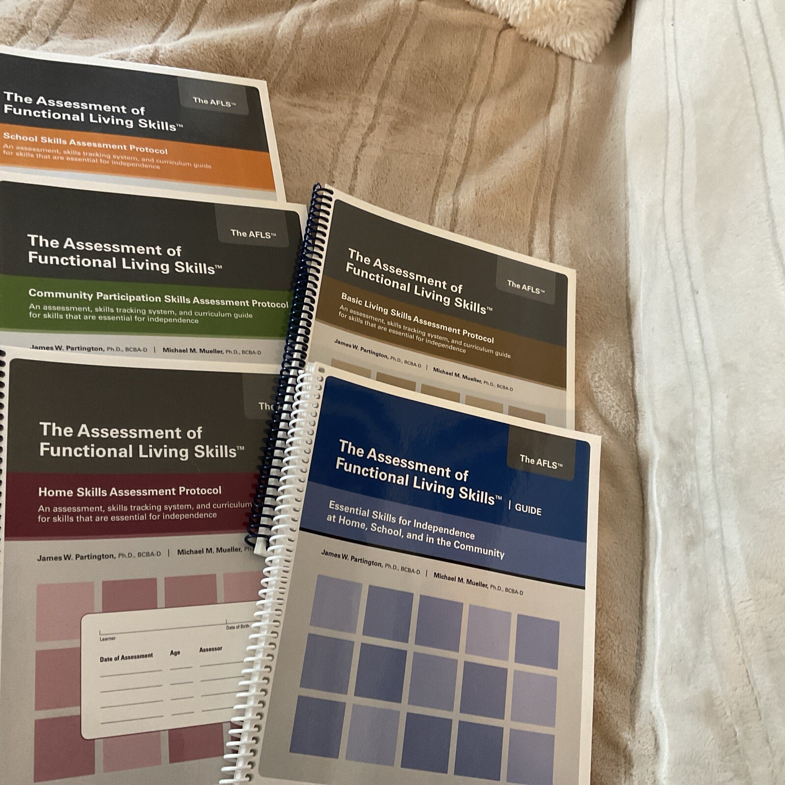 Assessment of Functional Living Skills (AFLS)SET 5 GUIDES NEW! Autism