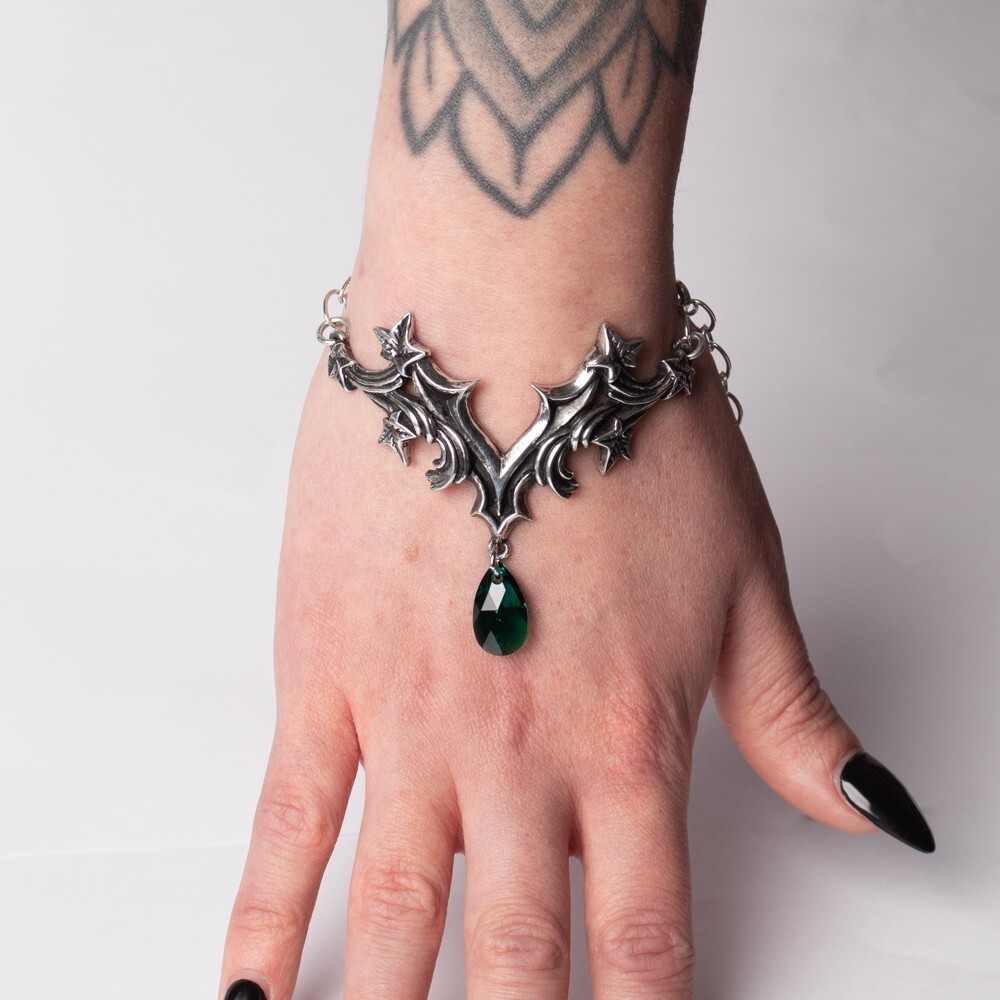 ALCHEMY GOTHIC: VIS VIVA Bracelet 生命力 Vis Viva Dragon Unisex Bangle • Immoral Fashion