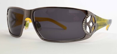 Coco Song Sonnenbrille speak low gunmetal Glitzer gems cat.3 Chinese Culture