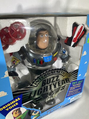 INTERGALACTIC BUZZ LIGHTYEAR ULTIMATE TALKING ACTION FIGURE DISNEY