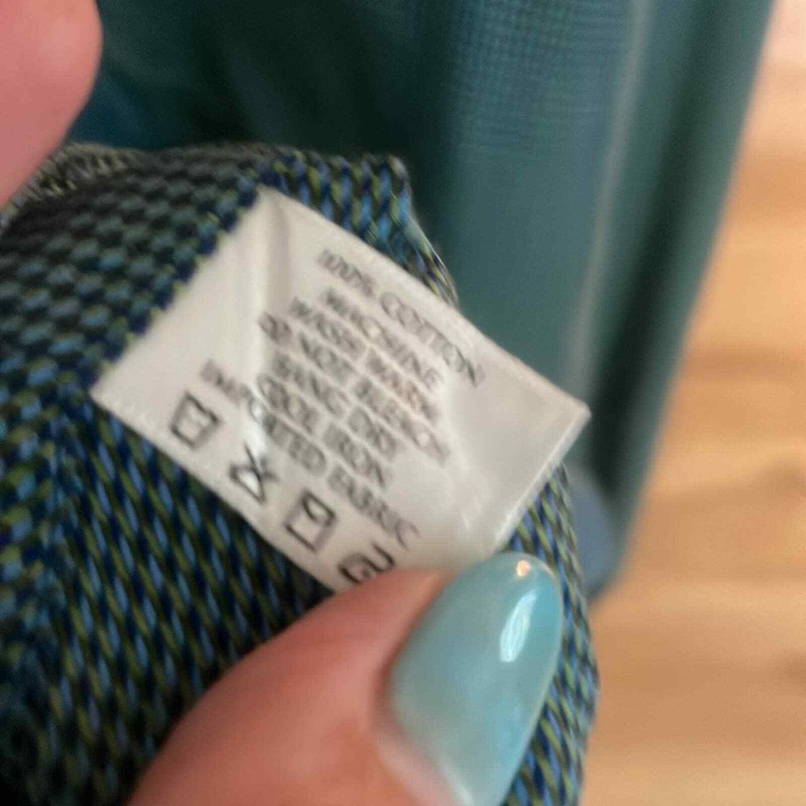 Robert Talbott Cotton Button Down Shirt Size L - image 14