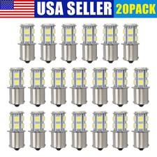 20x Super White 1156 1141 13-smd Rv Camper Trailer Led Interior Light Bulbs 12v