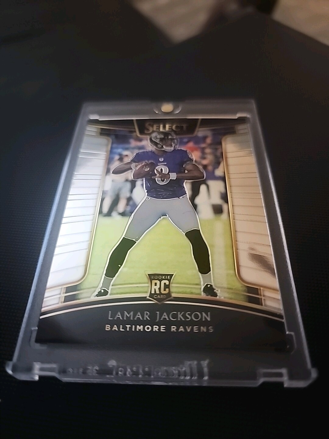 2018 Panini Select - Concourse Silver Prizm #70 Lamar Jackson (RC)