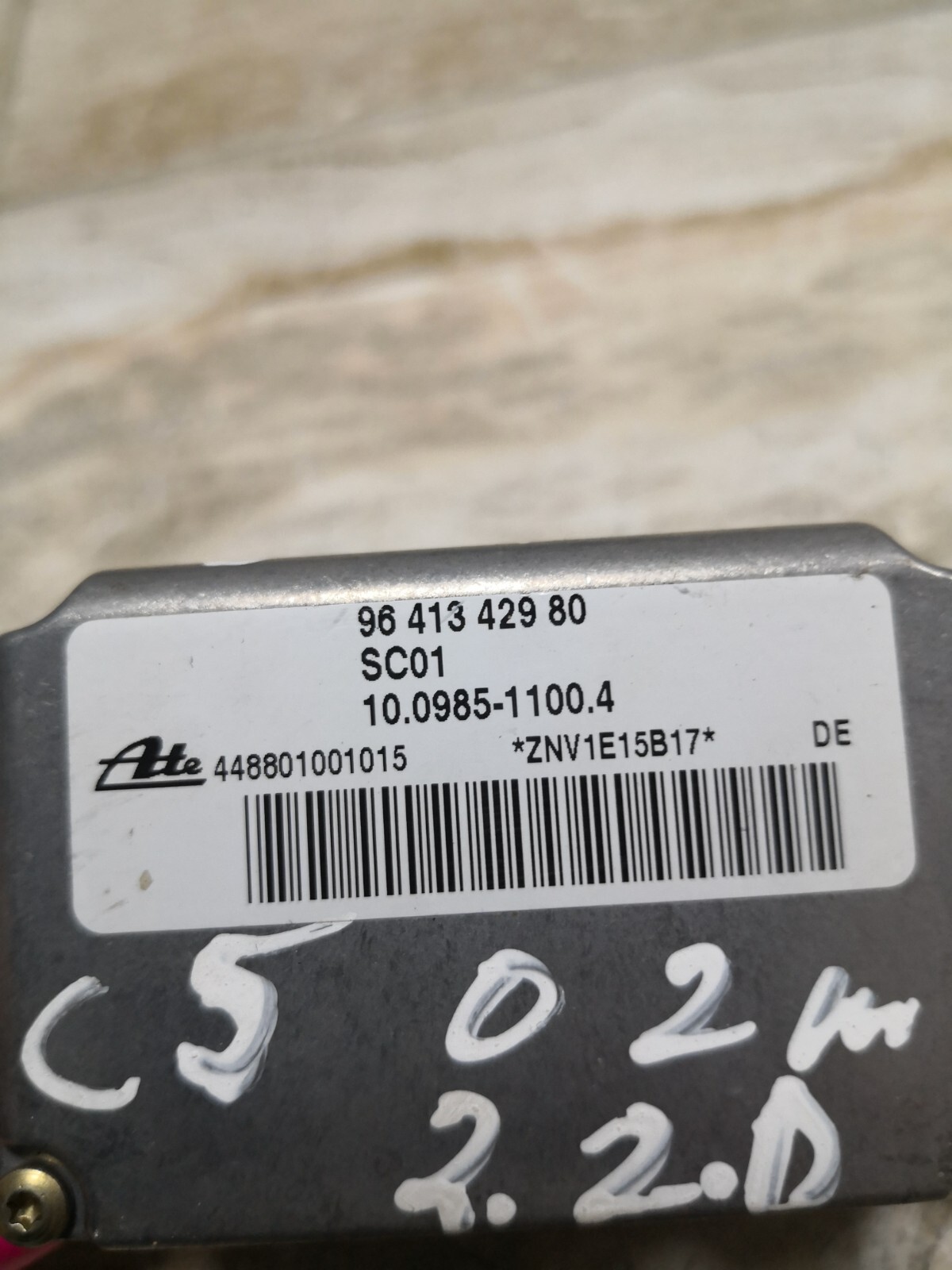 Sensor ESP ( Peugeot, Citroën ) 9641342980