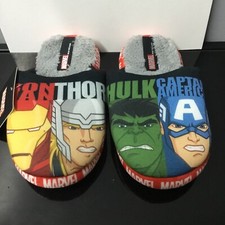 Marvel Avengers Kids Slip On Slippers Size US 11 / EU 28