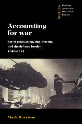 Accounting for War Harrison Hardback Cambridge University Press 9780521482653