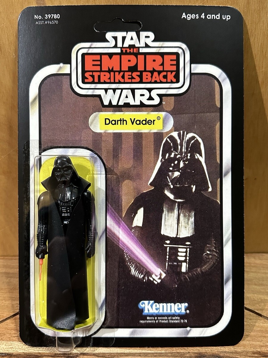 Vintage STAR WARs Darth Vader Repack Action Figure on custom ESB 