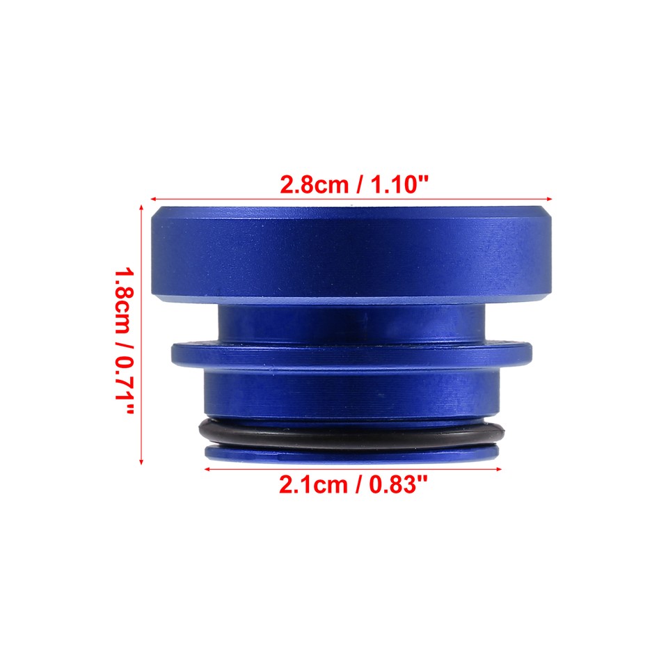 Universal Car Cigarette Lighter Waterproof Plug Accessories Cover Blue