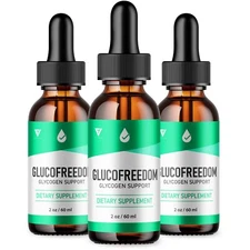 (3 Pack) Gluco Freedom Blood Support Supplement GlucoFreedom Drops (6oz)