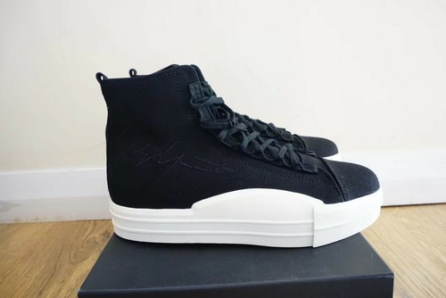 Adidas Y3 Yuben Mid Trainers, Black White, UK 5 EU 38 US Men 5.5, New Genuine - Picture 1 of 9