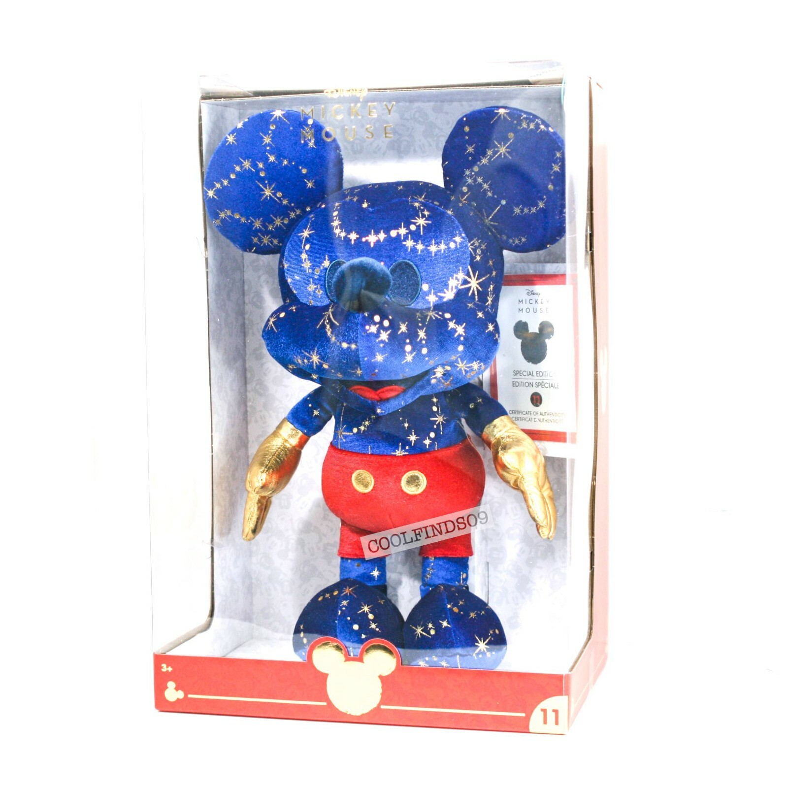 disney year of the mouse collector plush fantasia mickey mouse