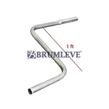 Brumleve® Ratchet Down Crank Assembled 1 foot / Extra Short / No U-Joint