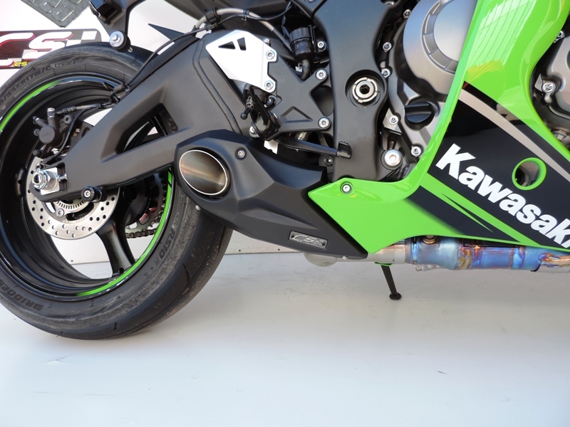 2016-20 Kawasaki ZX-10R CS Racing Slip-on Exhaust Muffler +6.7hp