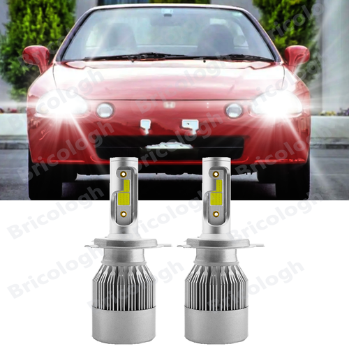 LED FOR HONDA DEL SOL 19931997 Headlight H4/9003 6000K White Bulbs Hi