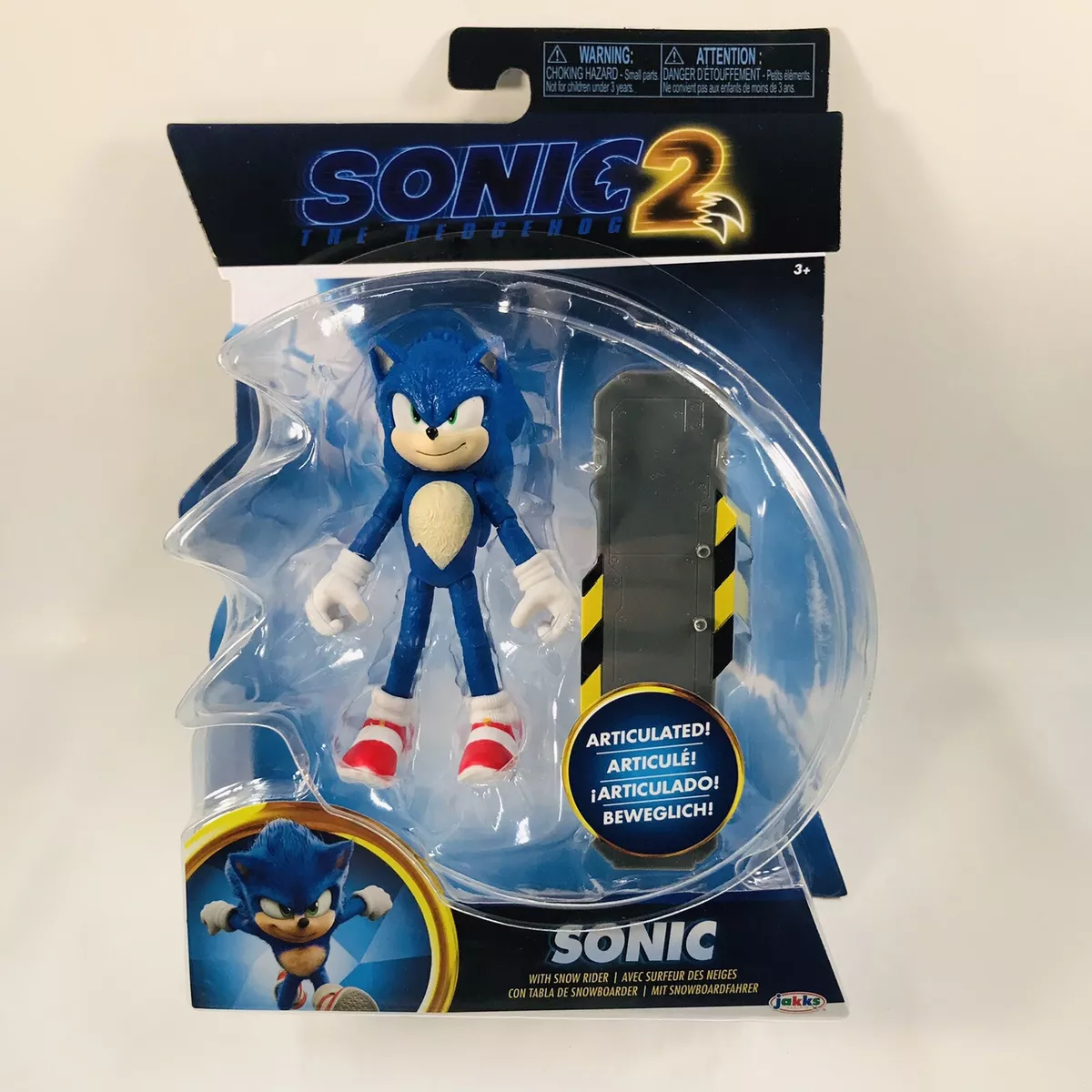 Novo Boneco Sonic 2 The Hedgenog Sonic Articulado