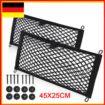 Kofferraumnetz Für Skoda Kamiq Ab 2019 - Elastisches Gepäcknetz Mit Klett