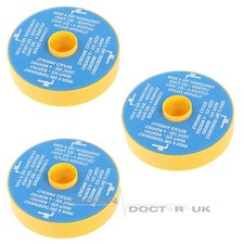 3 x Hoover Washable Lifetime Pre Motor Round Side Filter for Dyson DC07 Allergy