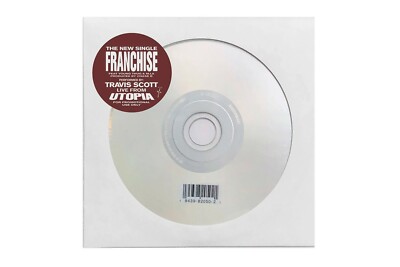 Travis Scott Franchise Promo CD Single Live From Utopia Feat MIA Young Thug Rare