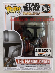THE MANDALORIAN CHROME RARE FUNKO POP AMAZON EXCLUSIVE #345 IN HAND 889698460927 | eBay