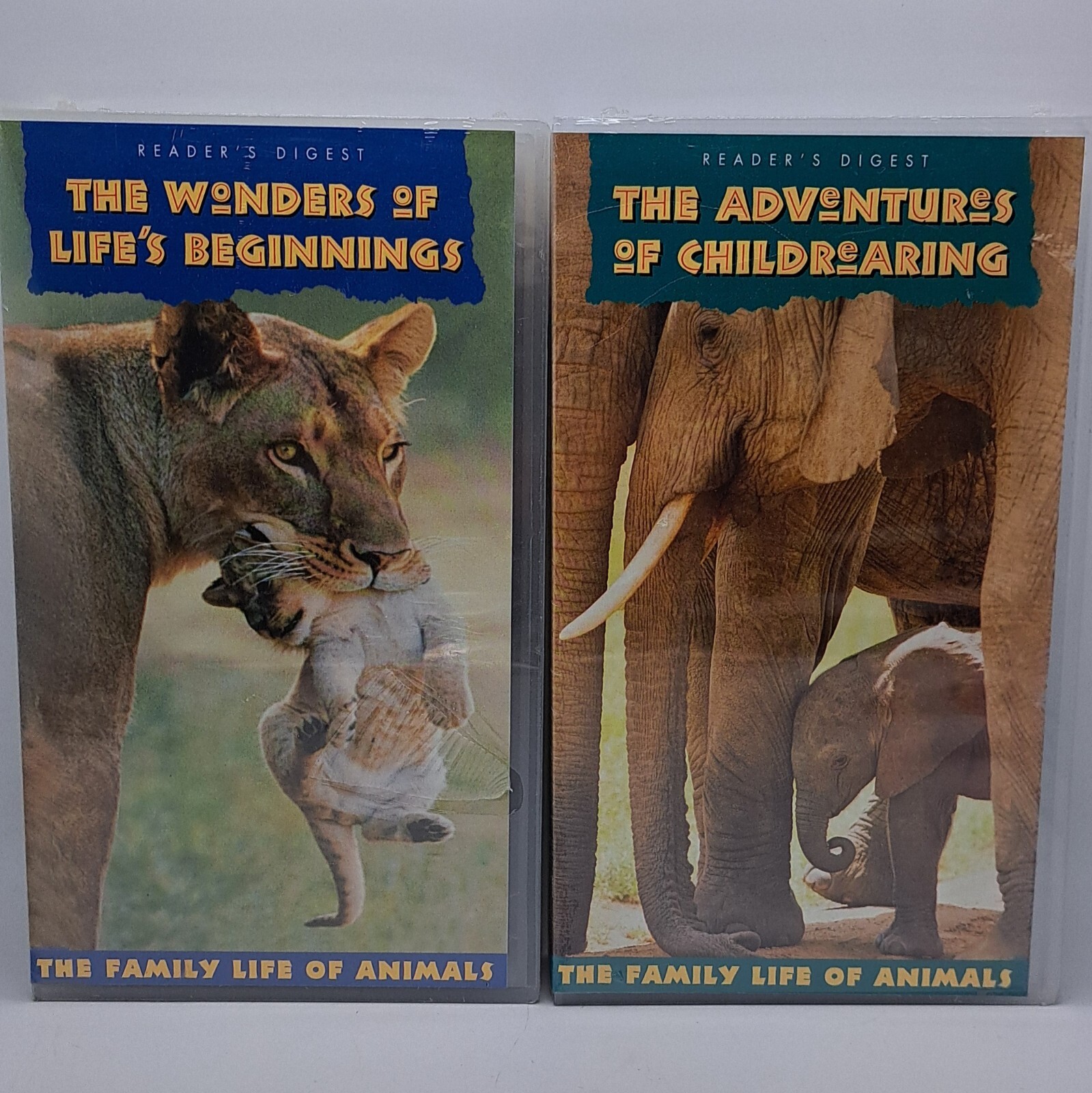 The Family Life of Animals - 2x VHS Tape Sealed