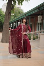INDIAN GOWN READY TO WEAR PAKISTANI BOLLYWOOD SALWAR KAMEEZ SUIT WEDDING DRESS