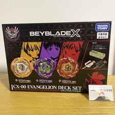 BEYBLADE X CX-00 Evangelion Deck Set Unit 00 01 02 Takara Tomy NEW in Stock