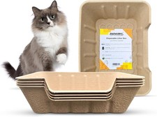 Disposable Litter Boxes Jumbo Low Entry 4-Pack