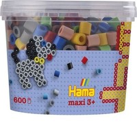 Hama BüGelperlen Maxi Dose 600Stck. Mix