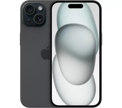 Apple iPhone 15 128GB 5G Handy entsperrt - Schwarz (mit Apple Garantie)