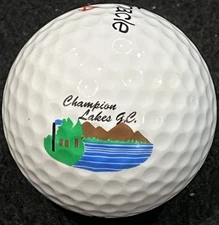 Champion Lakes Golf Course & Resort Logo Golf Ball Bolivar, PA