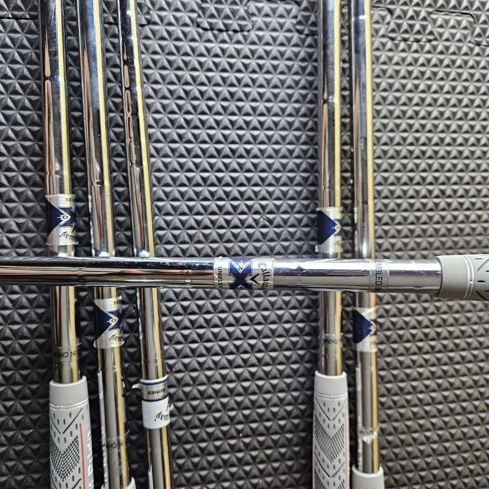 Callaway X-20 Iron Set 5 6 7 8 9 PW RH Uniflex Steel Shaft Approx 38'' - Image 4 of 4