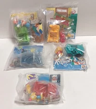 BONKERS! BURGER KING KIDS CLUB TOYS 1993 UNOPENED COMPLETE SET OF FIVE