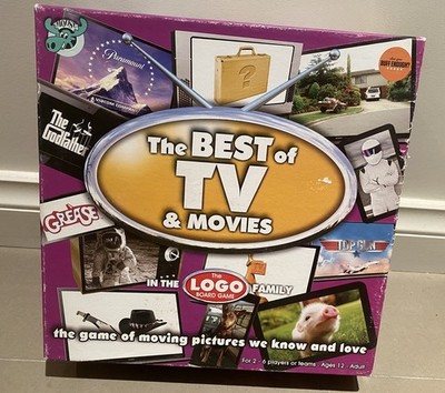 Best of TV and Movies Board Game - The LOGO Board Game - By Drumond Park 2009