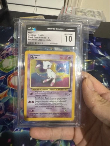 Mew Black Star Promo Holo CGC 10 #4067741325