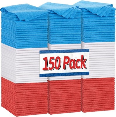 Car Wipes, 150-count, Bulk Pack of Microfiber Cleaning Cloths