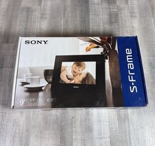 Digital 9 Photo Frame black Sony S-Frame DPF-D92 800x480 Pixel 16:9