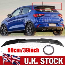 For Fiat Argo 2017-2023 Hatch Rear Roof Boot Trunk Spoiler Lip Wing Glossy Black