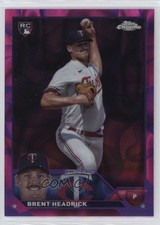 2023 Chrome Update Magenta & Purple Lava Lamp Refractor /299 Brent Headrick r9d