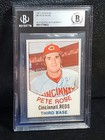 1977 HOSTESS #8 PETE ROSE VINTAGE AUTOGRAPHED REDS CARD (PSA/DNA)
