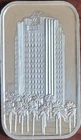 1984 Silver Towne First Interstate 1 Oz .999 Fine Silver Art Bar